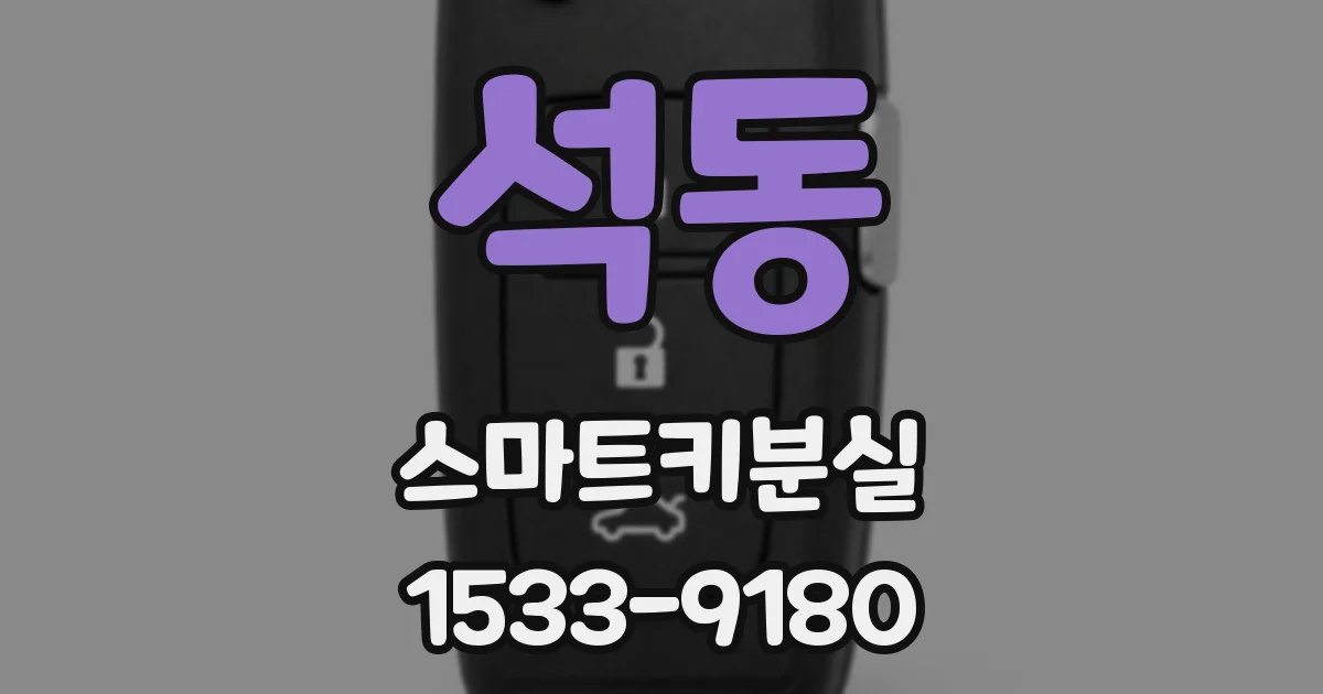 석동 스마트키분실