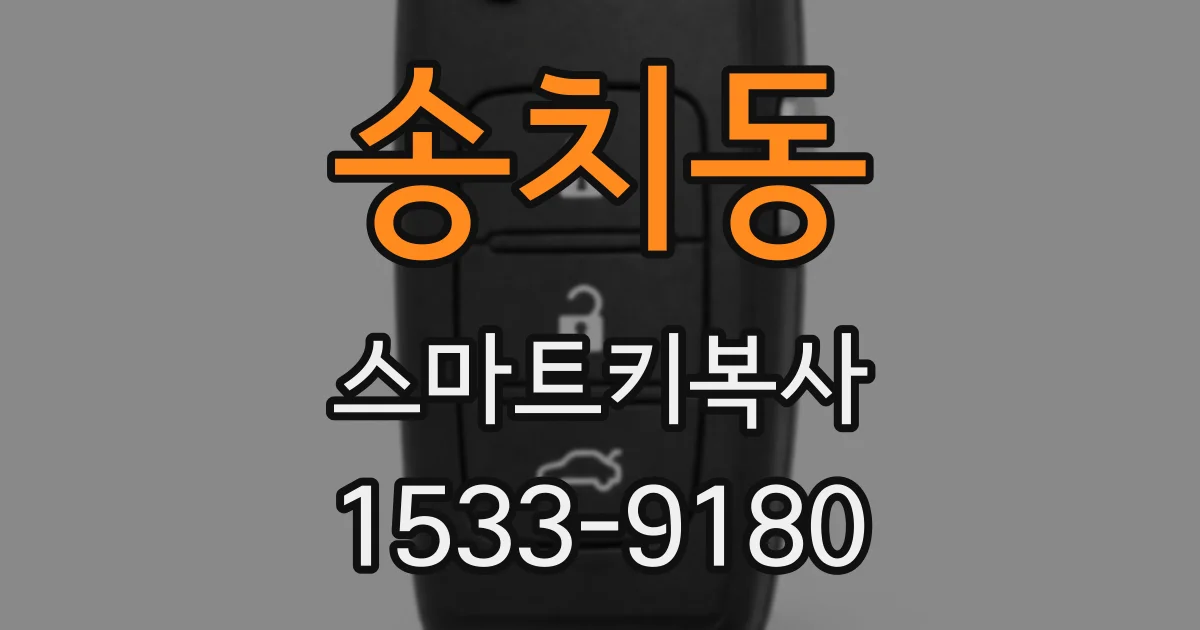 송치동 스마트키복사
