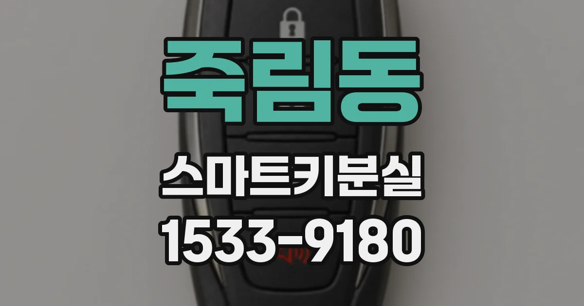죽림동 스마트키분실