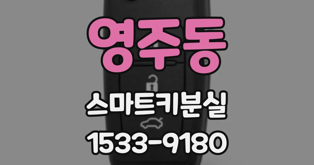 영주동 스마트키분실