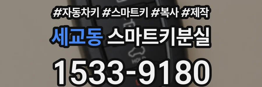 세교동 스마트키분실