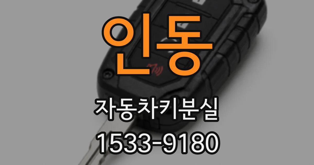 인동 자동차키분실