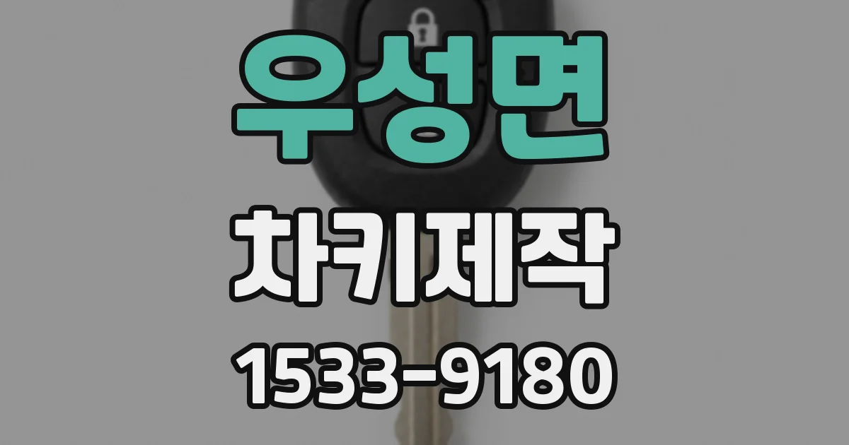 우성면 차키제작