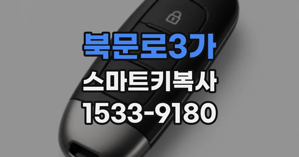 북문로3가 스마트키복사
