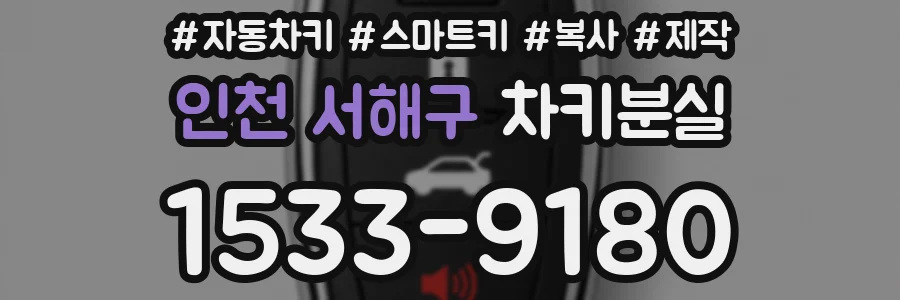 인천 서해구 차키분실