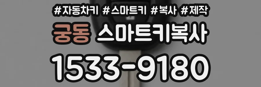 궁동 스마트키복사