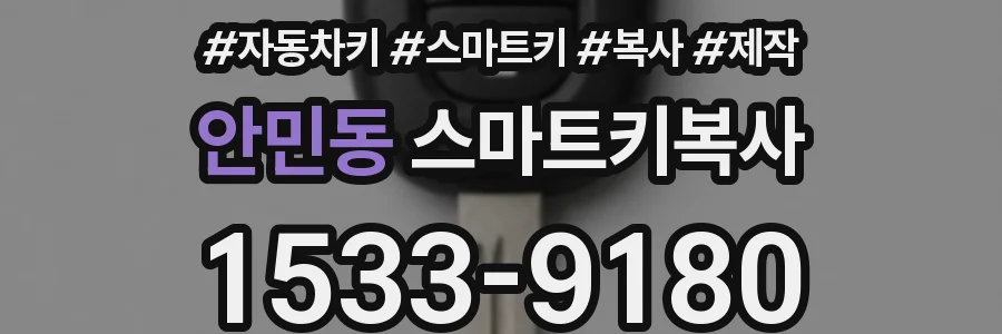 안민동 스마트키복사