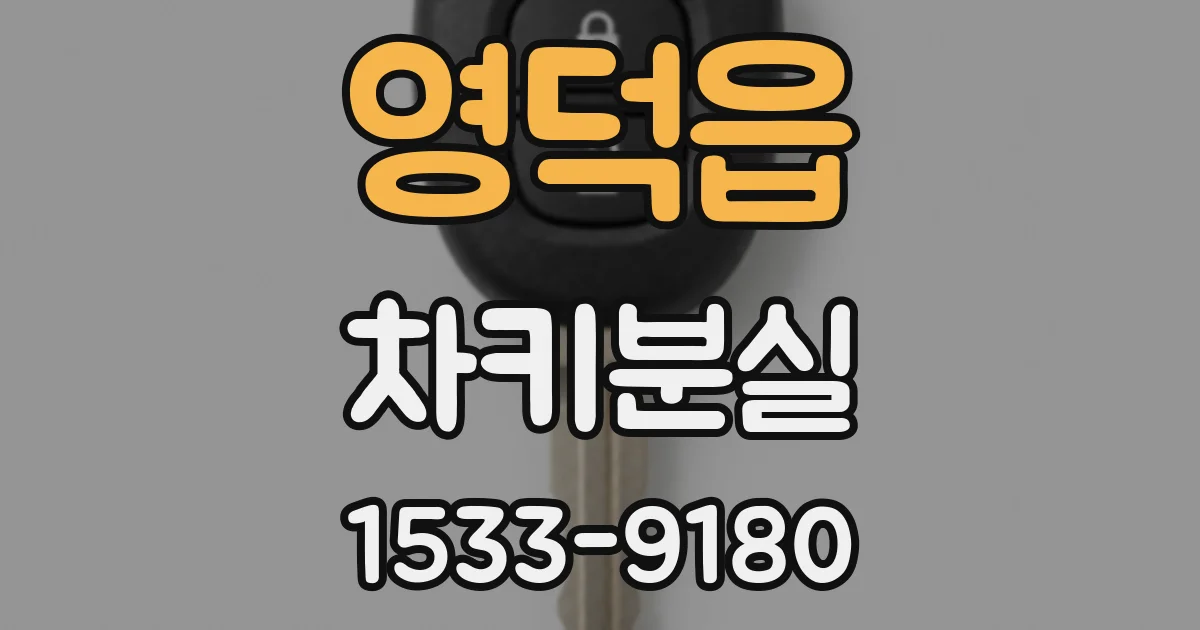 영덕읍 차키분실