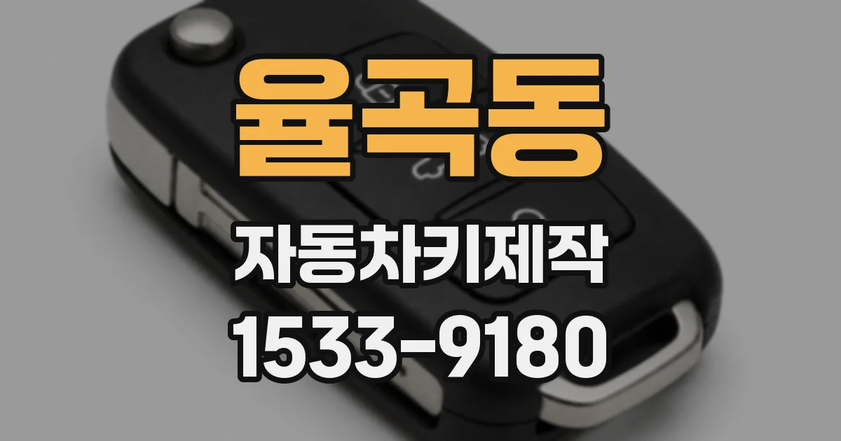 율곡동 자동차키제작