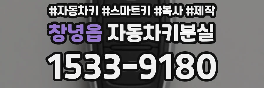 창녕읍 자동차키분실