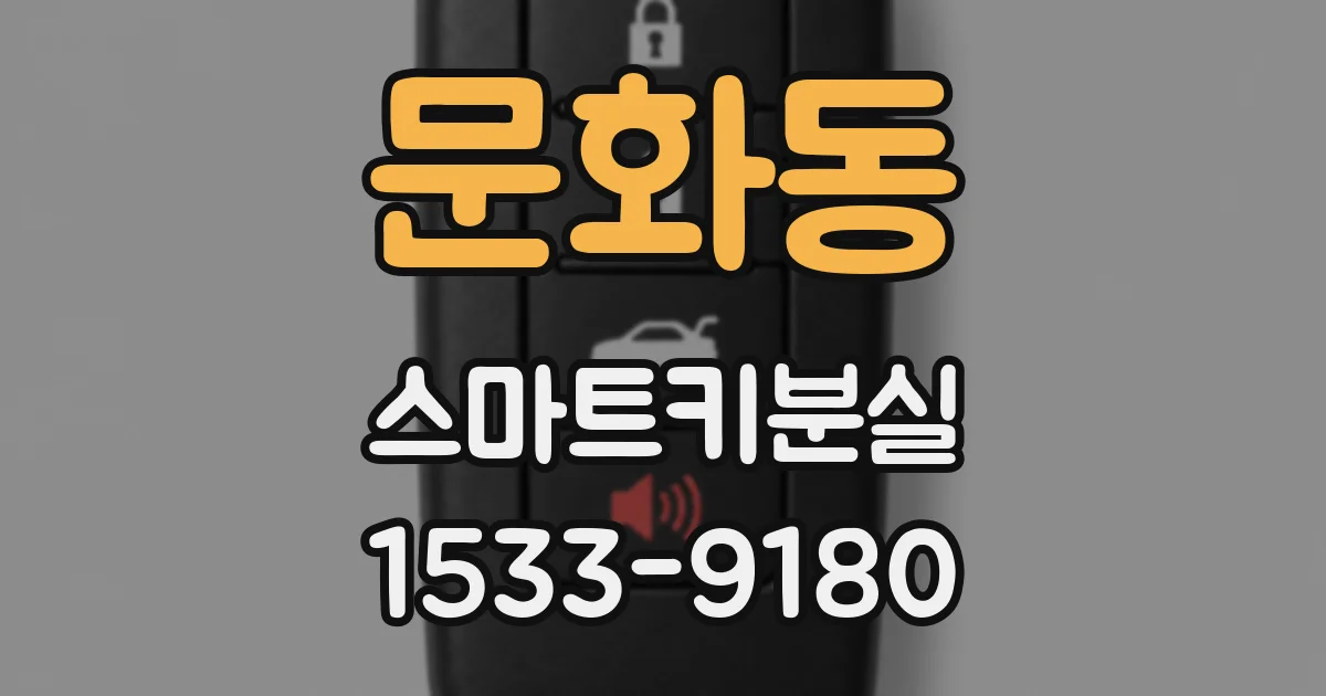 문화동 스마트키분실