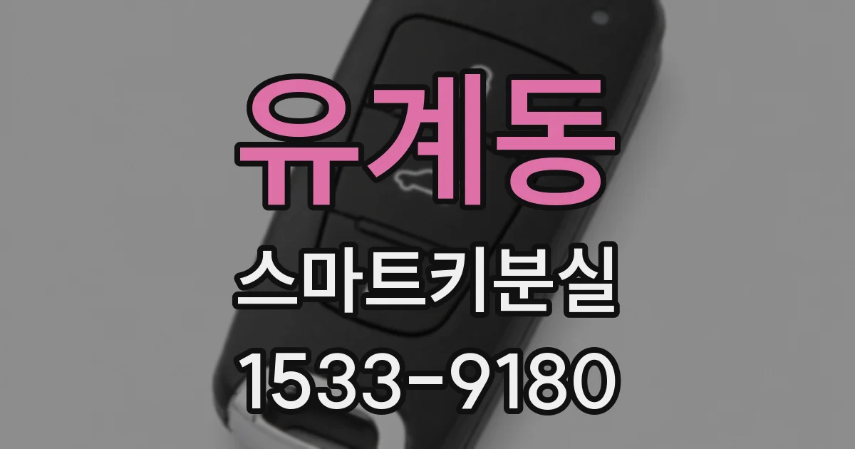 유계동 스마트키분실