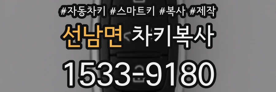 선남면 차키복사