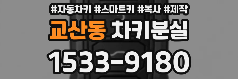 교산동 차키분실