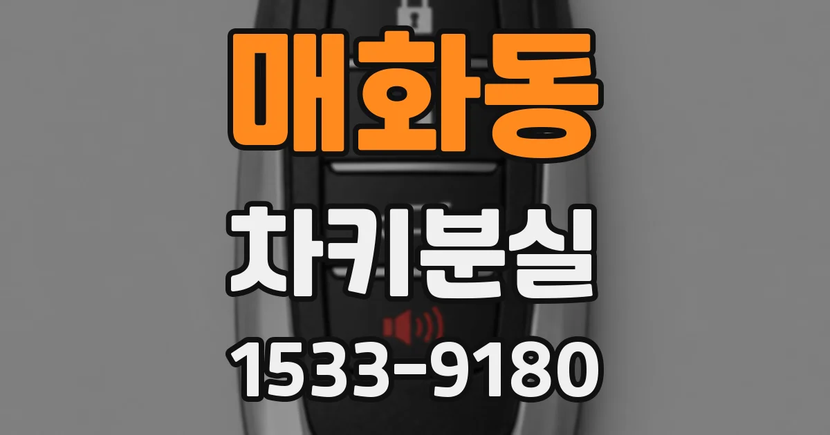 매화동 차키분실
