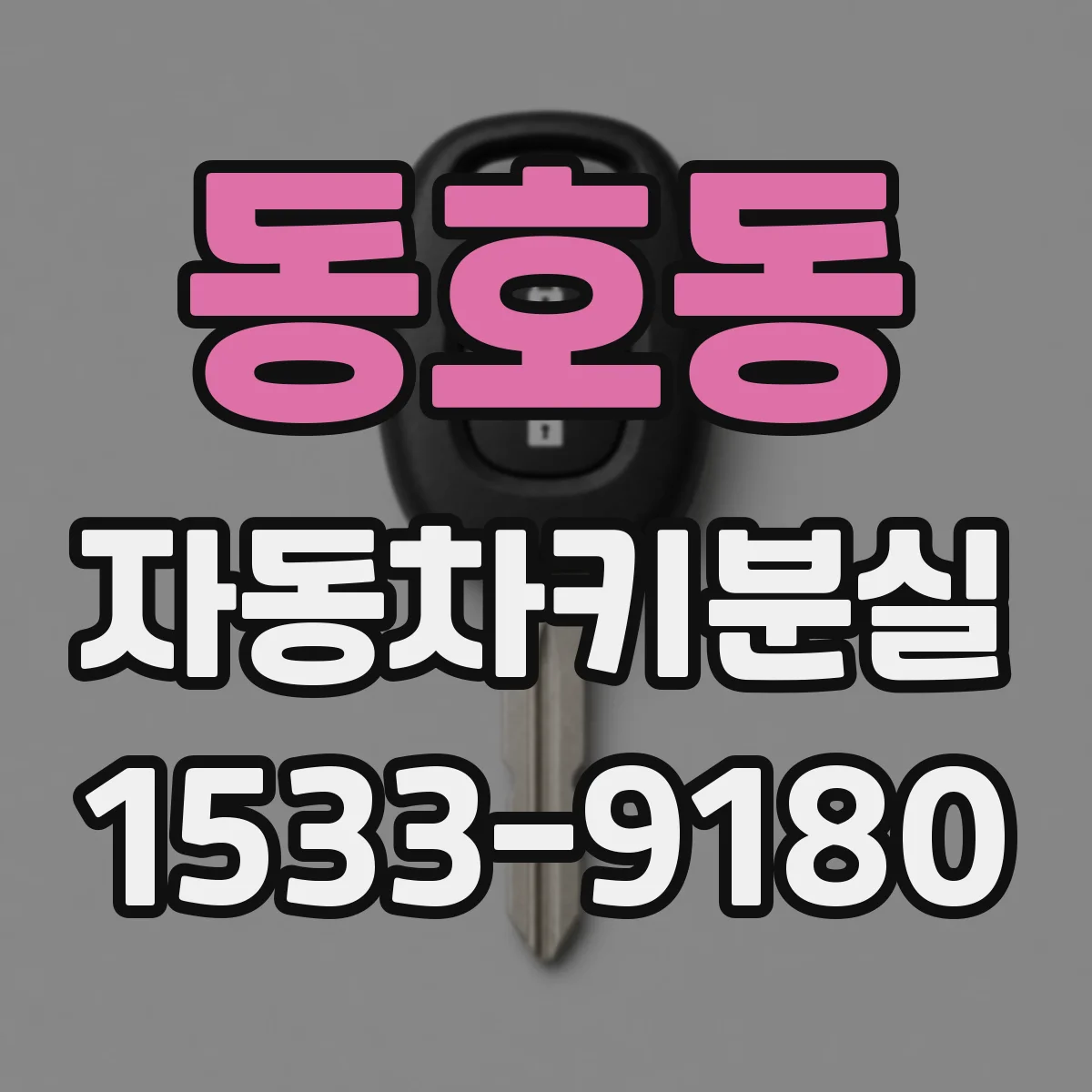 동호동 자동차키분실