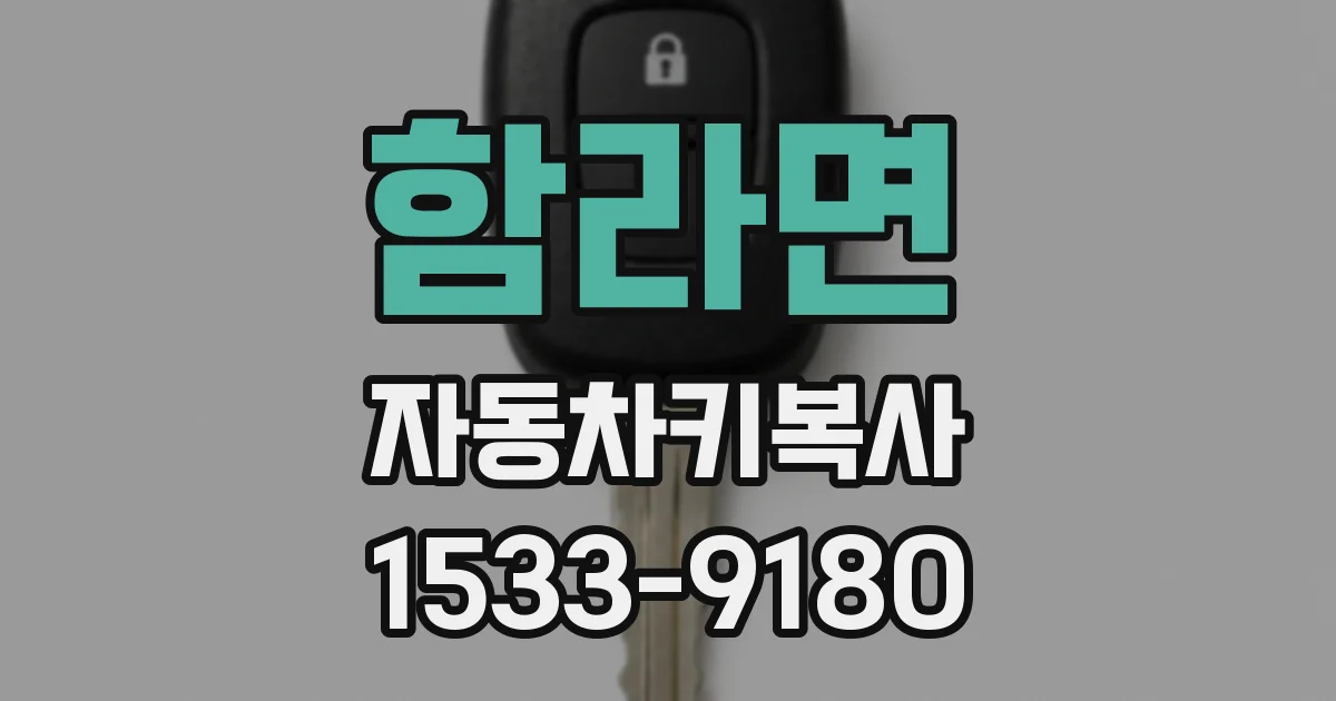 함라면 자동차키복사