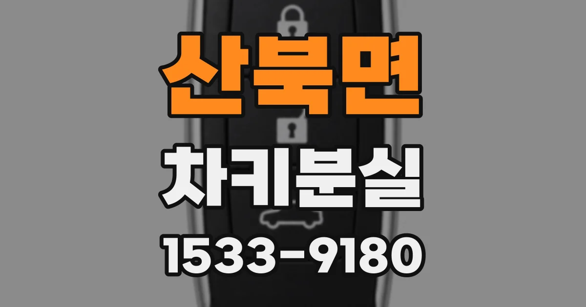 산북면 차키분실