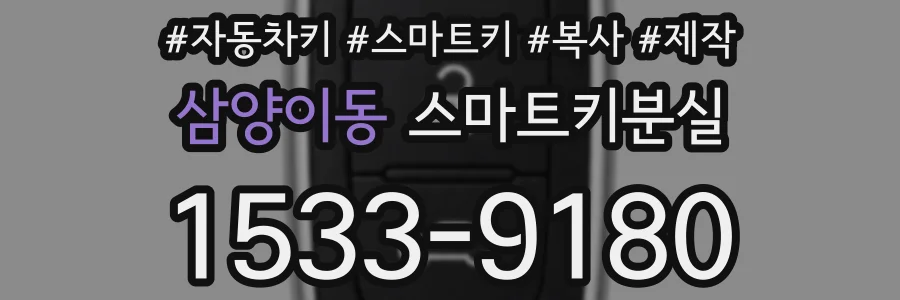삼양이동 스마트키분실