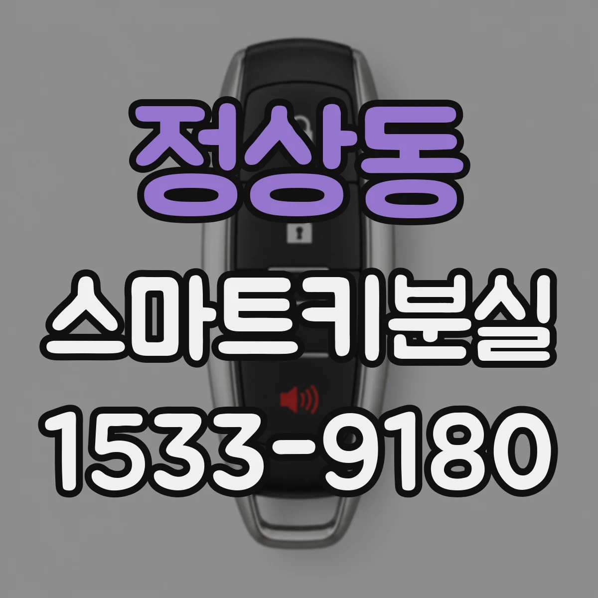 정상동 스마트키분실