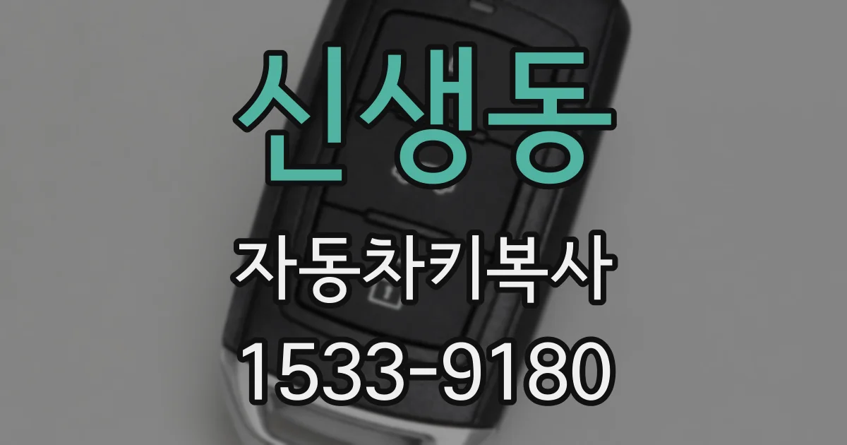 신생동 자동차키복사