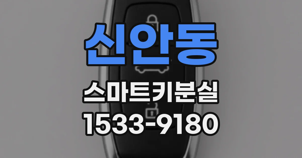 신안동 스마트키분실