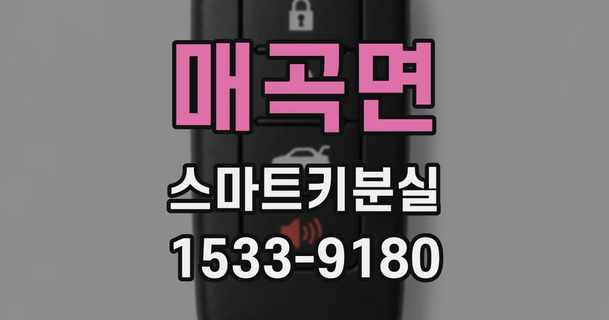 매곡면 스마트키분실