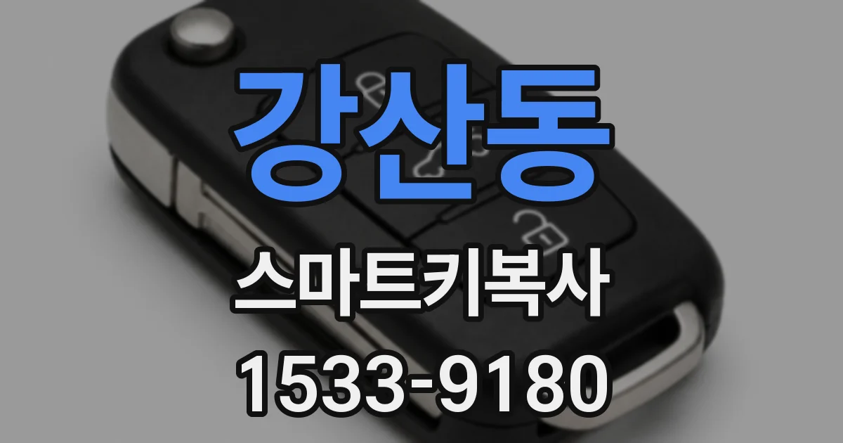 강산동 스마트키복사