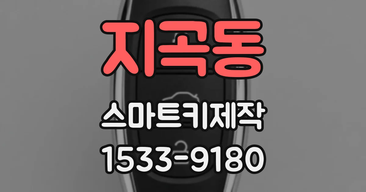 지곡동 스마트키제작