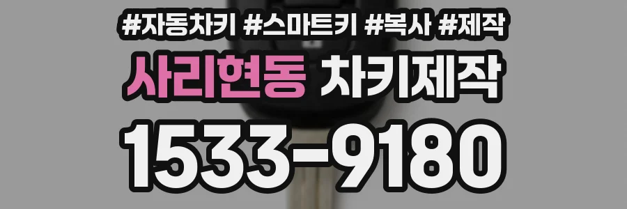 사리현동 차키제작