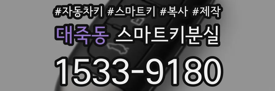대죽동 스마트키분실