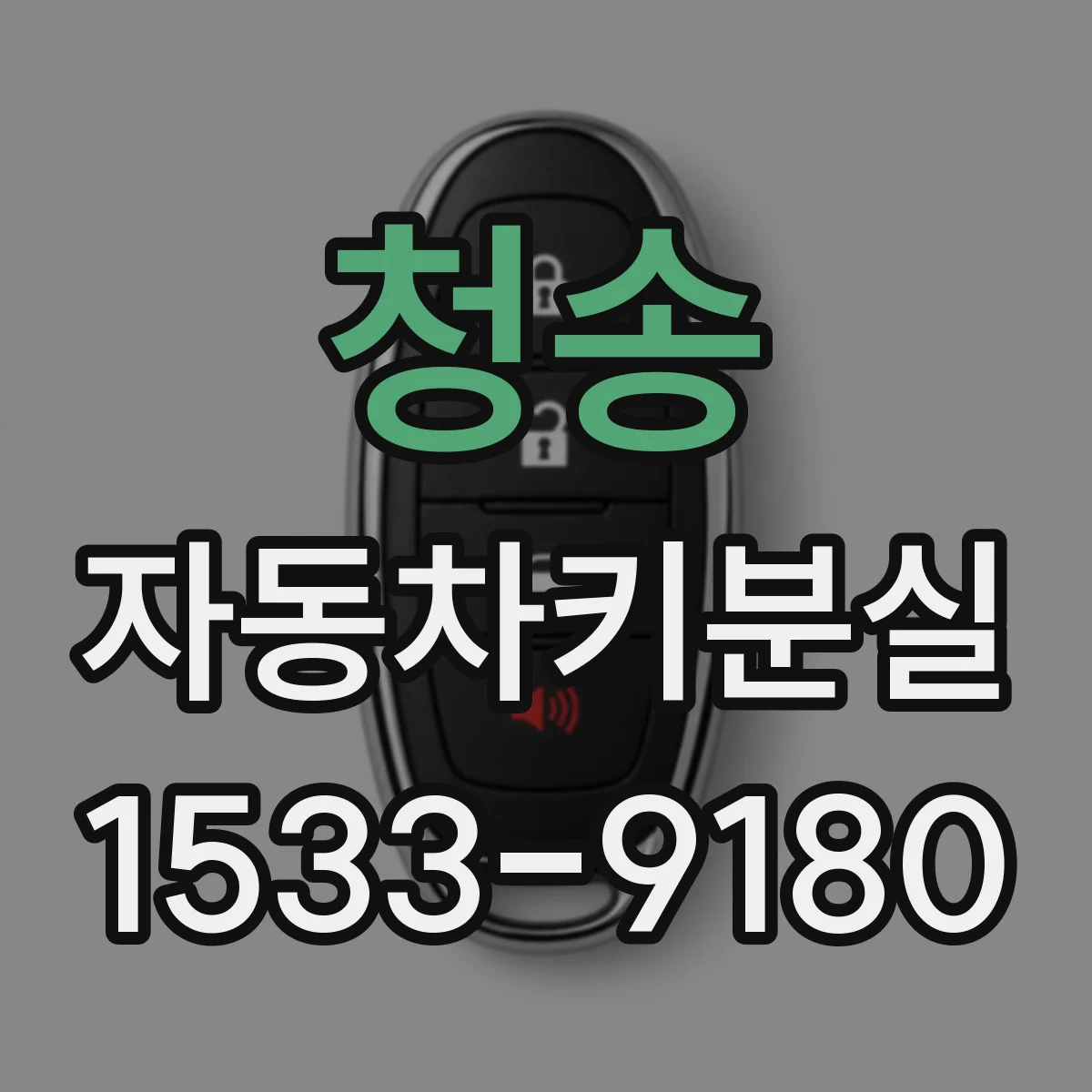 청송 자동차키분실