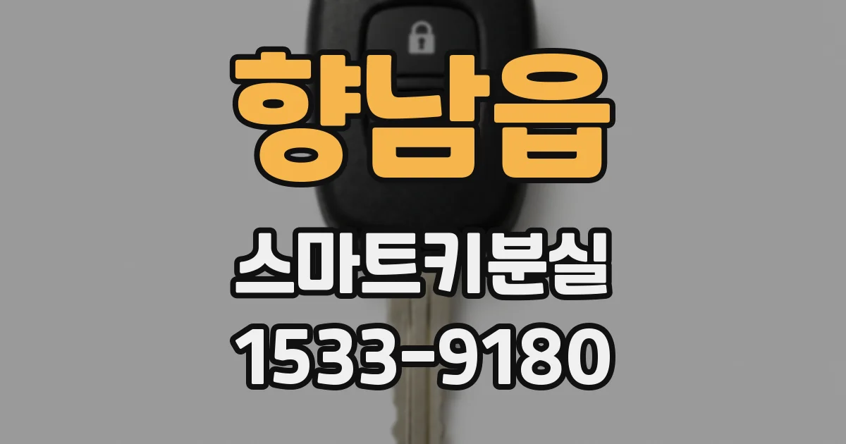향남읍 스마트키분실