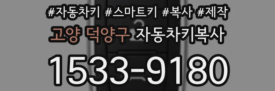 고양 덕양구 자동차키복사