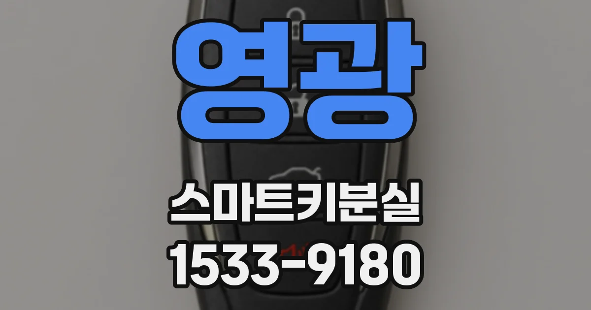 영광 스마트키분실