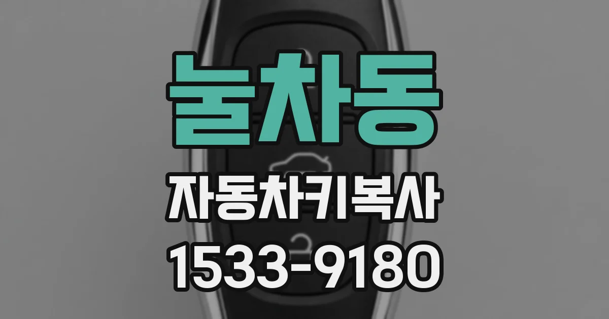 눌차동 자동차키복사