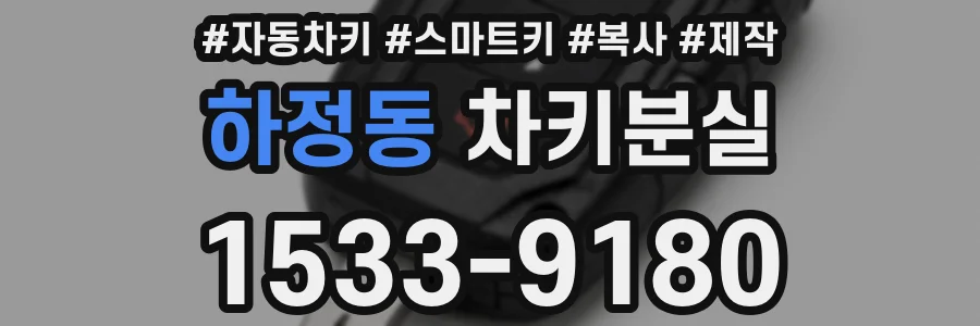 하정동 차키분실