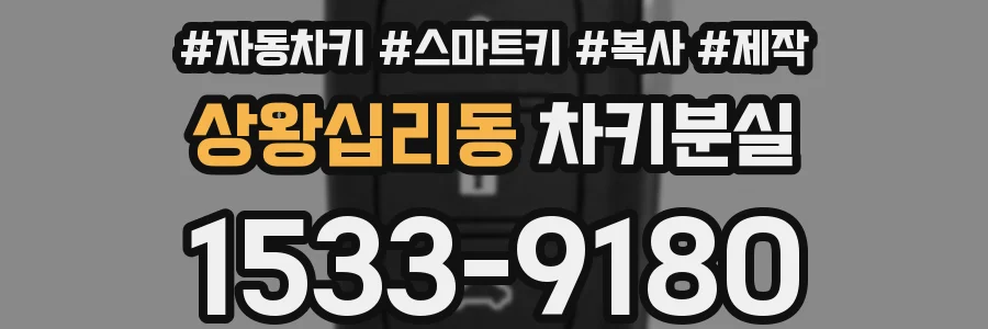 상왕십리동 차키분실