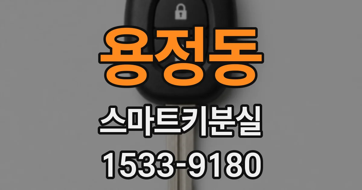 용정동 스마트키분실