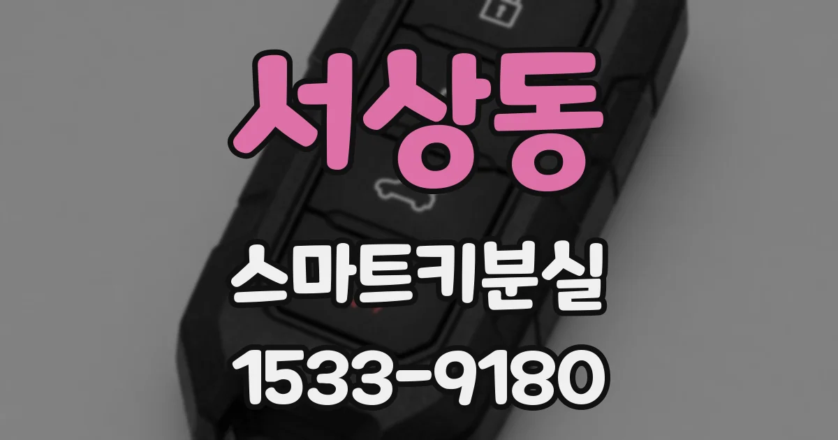 서상동 스마트키분실