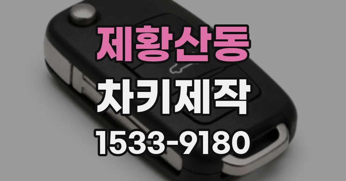 제황산동 차키제작