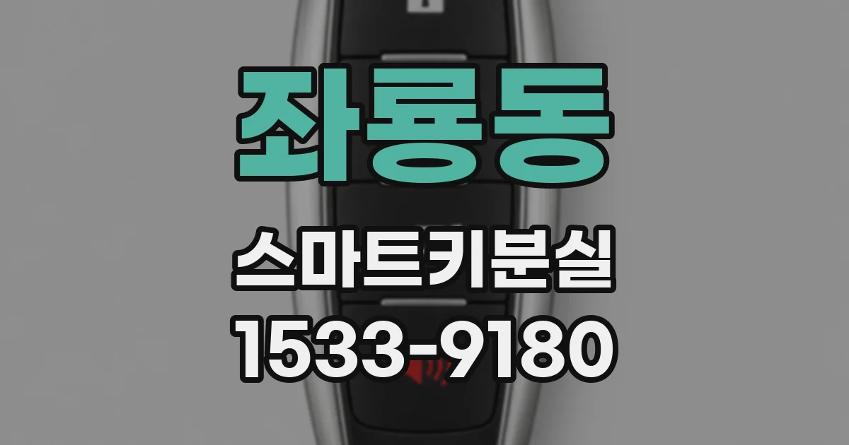 좌룡동 스마트키분실