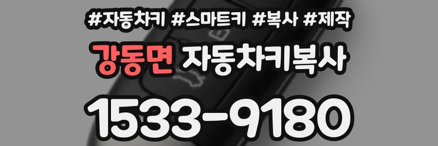 강동면 자동차키복사