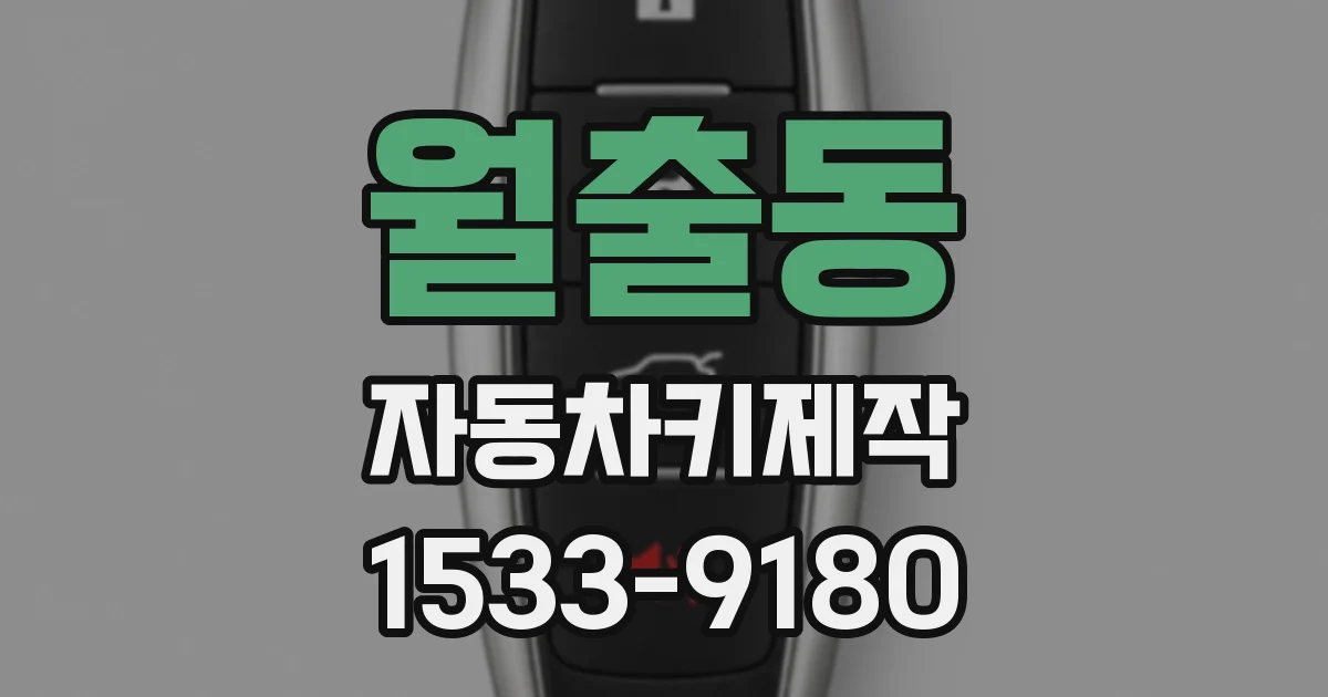 월출동 자동차키제작