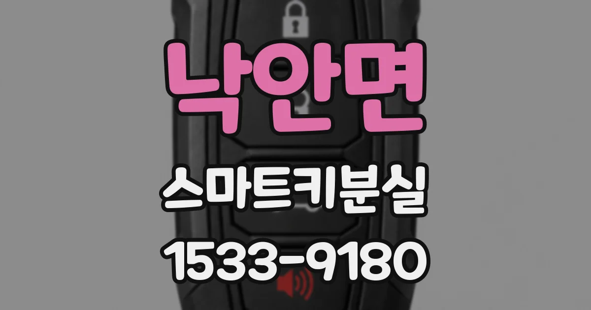 낙안면 스마트키분실