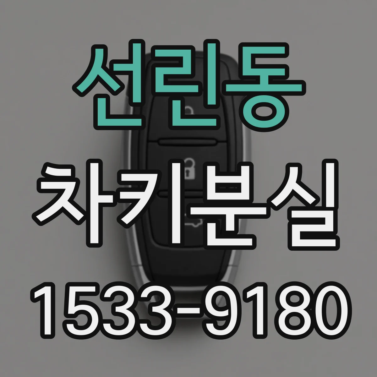 선린동 차키분실
