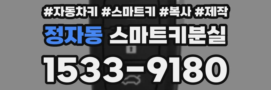 정자동 스마트키분실