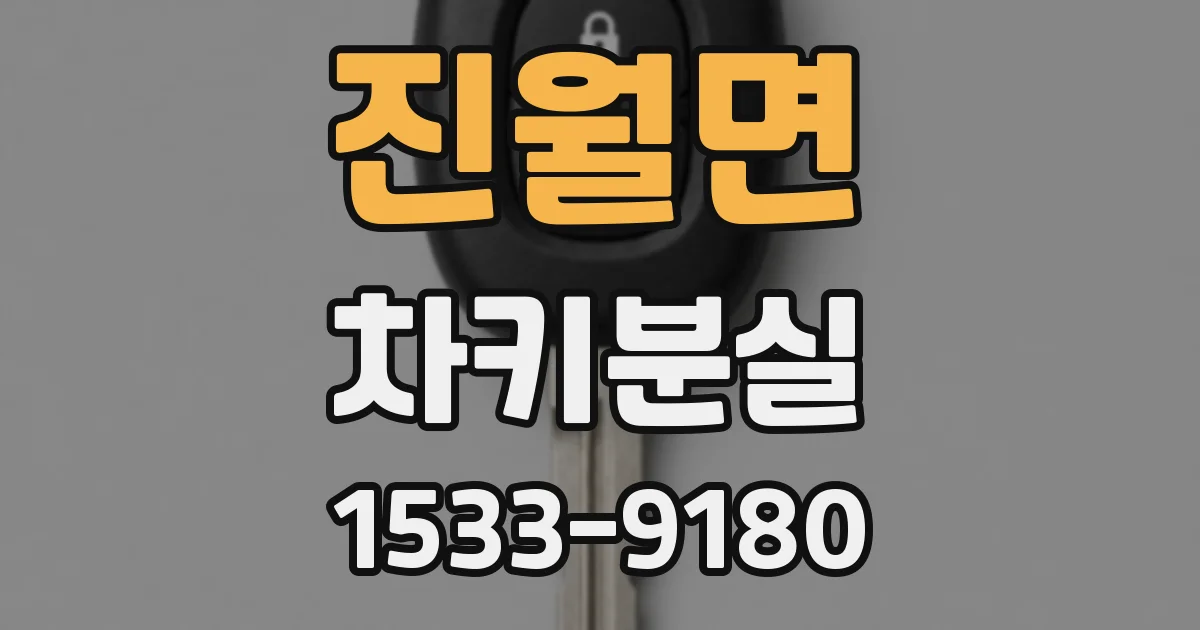 진월면 차키분실
