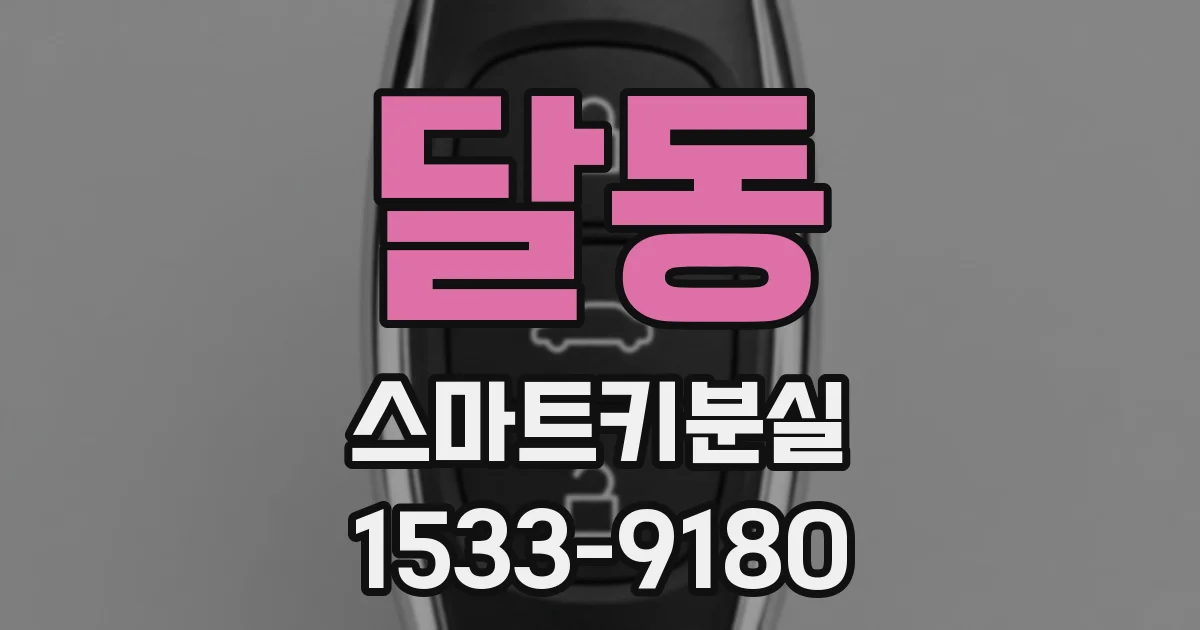 달동 스마트키분실