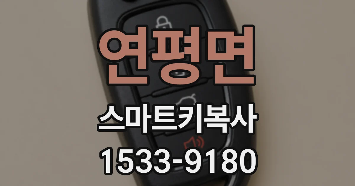 연평면 스마트키복사